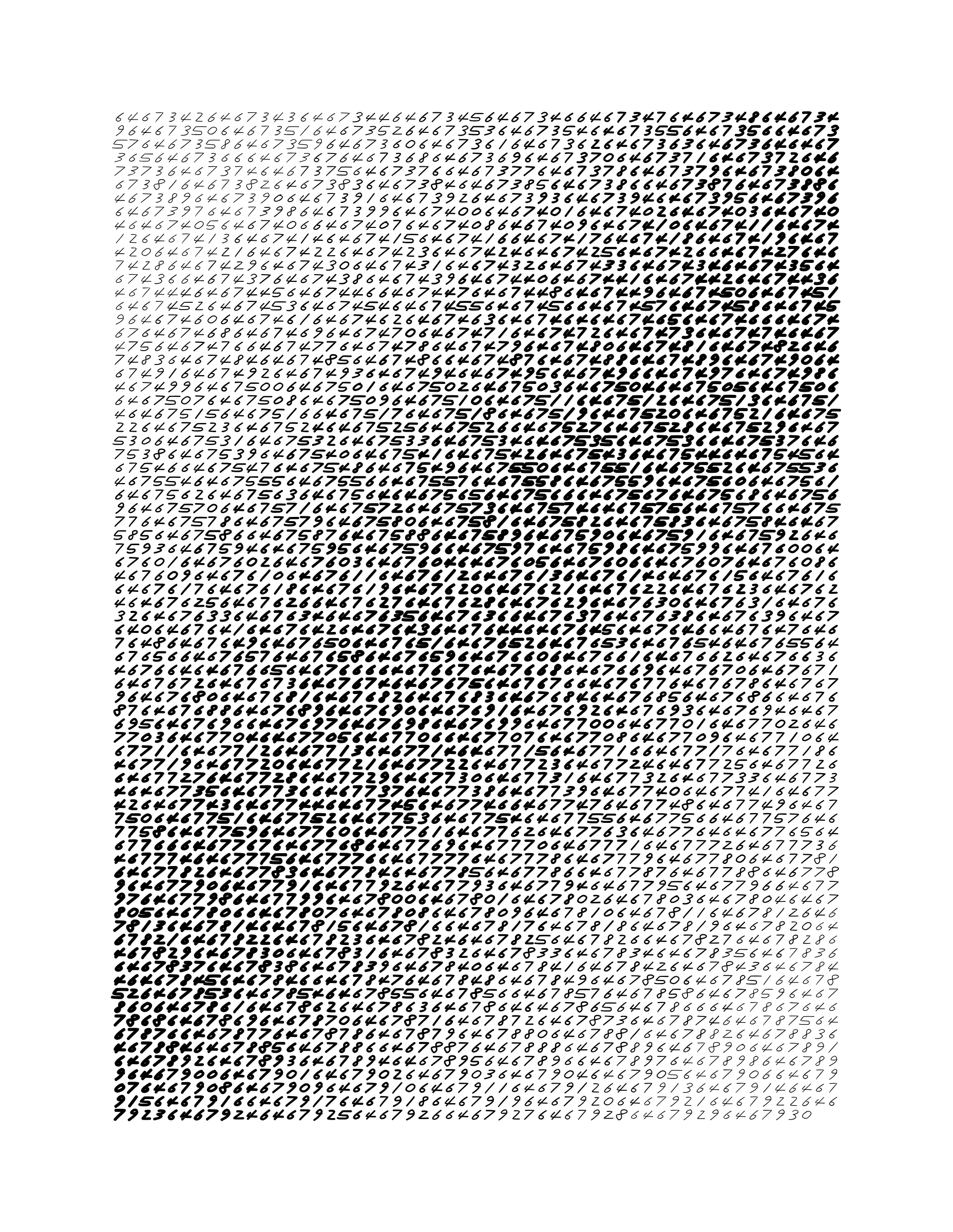 Endless (5,607,250 to Infinity) #2960
