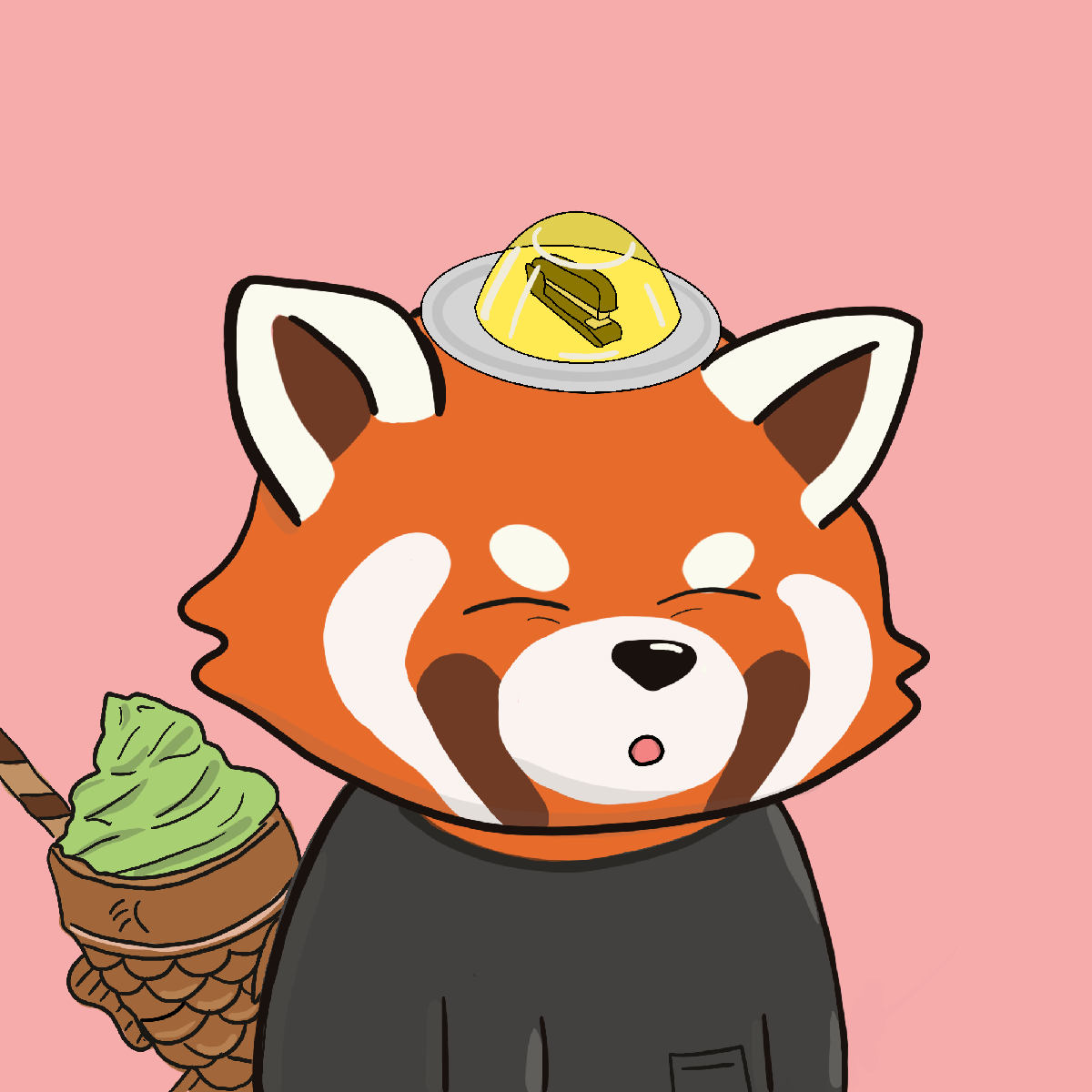 Okay Red Panda #6632