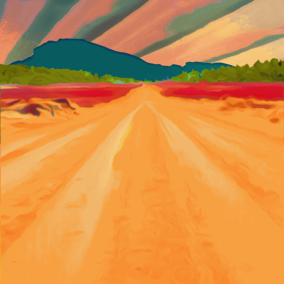 Generated Glitch Landscapes 