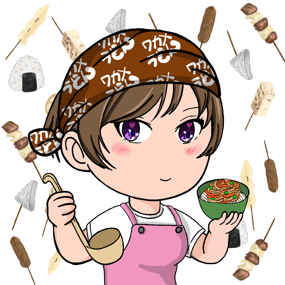 SanuQN! white pink apron #7064