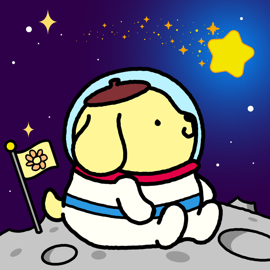 Pompompurin to the Moon!
