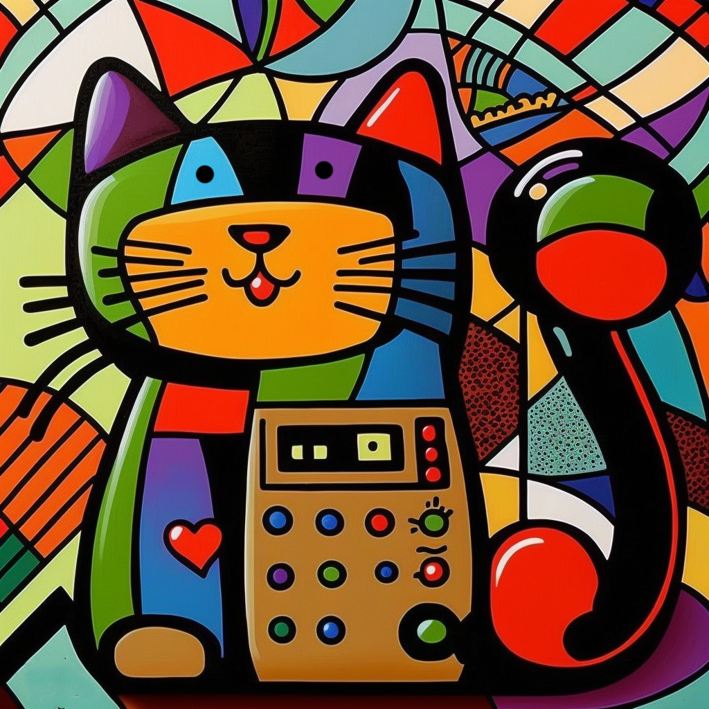 Calling Cute Cat #414