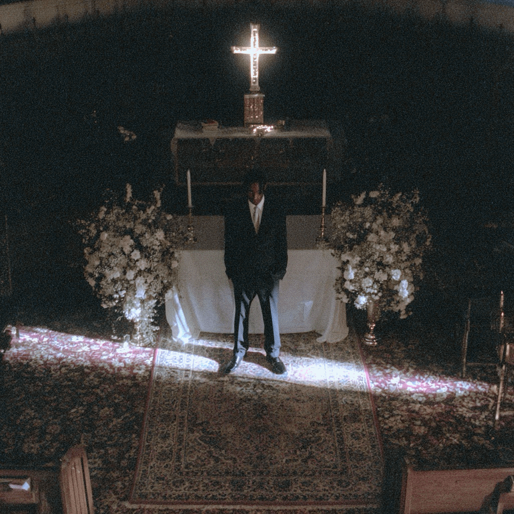 at the altar.