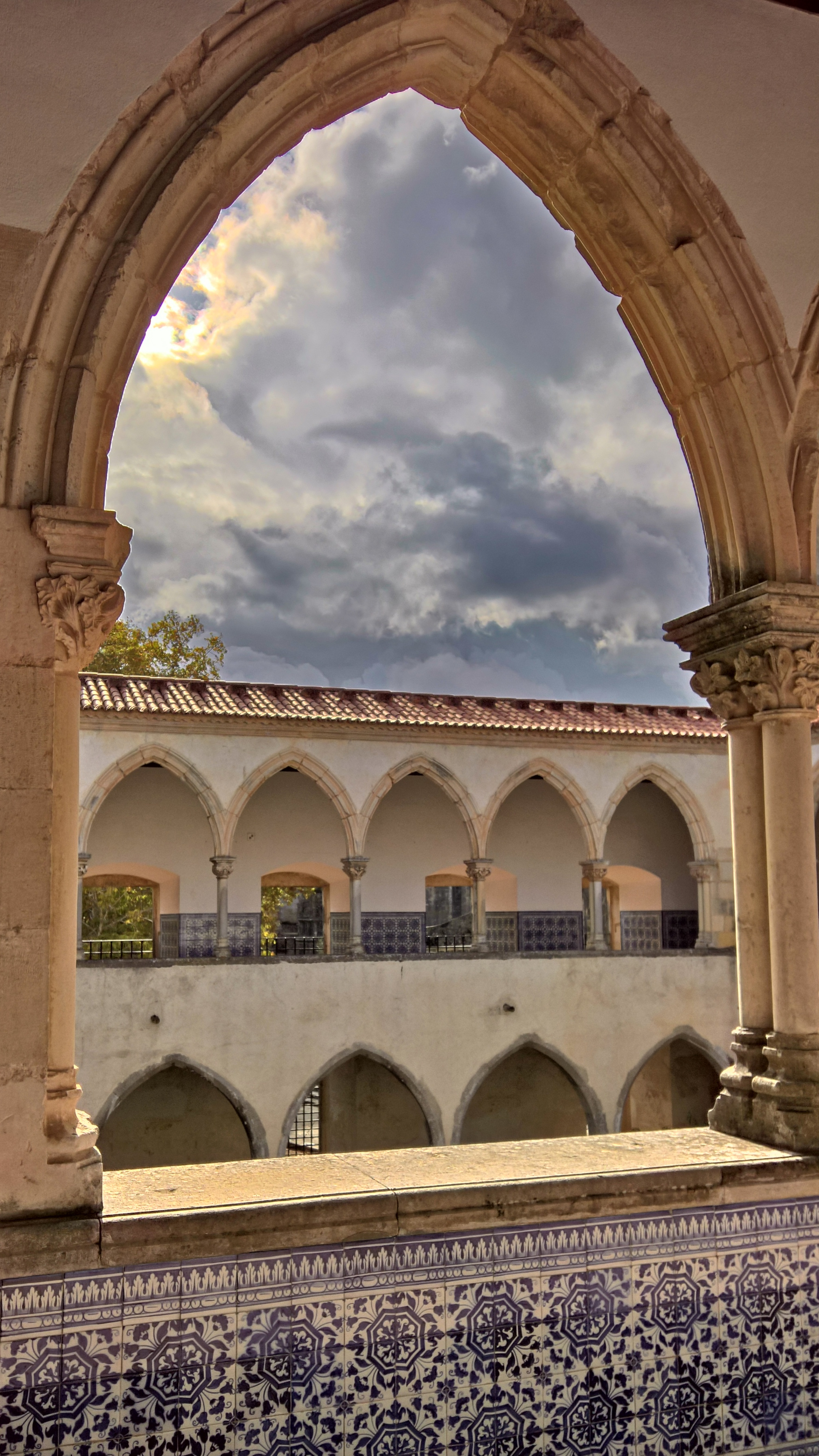 Arches with Clouds