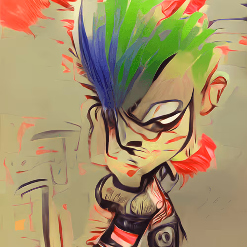 Scribbled Punk #16