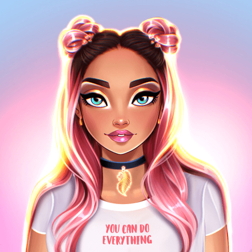 Glowing Girl #24