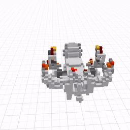 White 9 Tailed Fox
