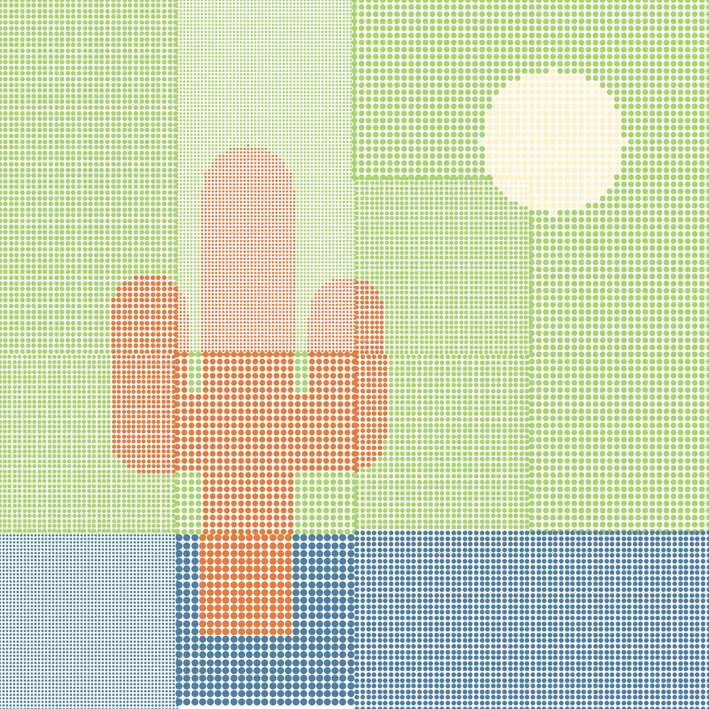 Patchwork Saguaros #1