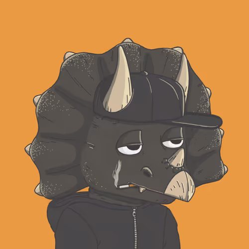 Bored Triceratops Cave Club #265