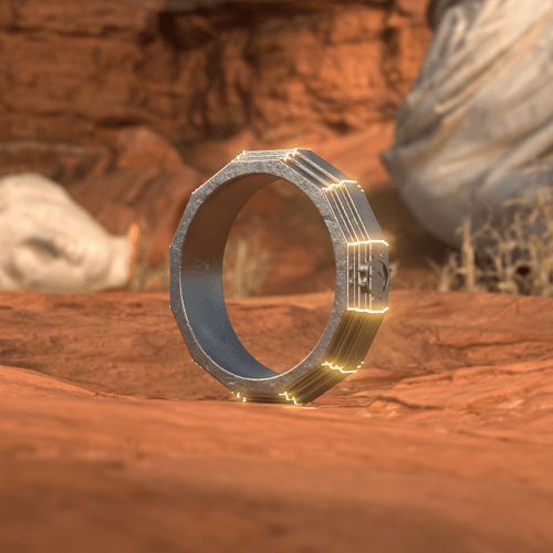 "Rage Bender" Titanium Ring of Power +1