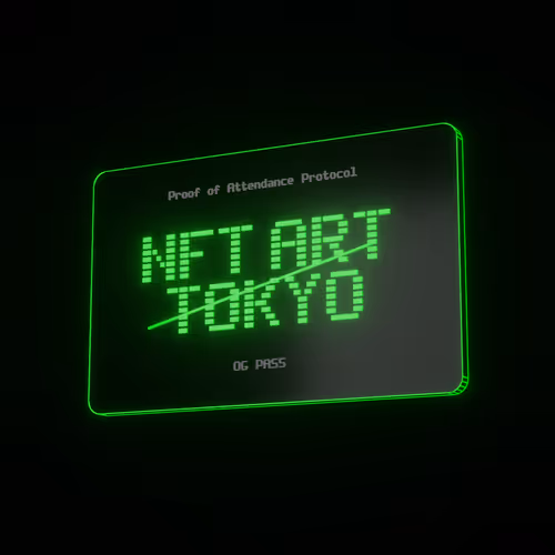 NFT ART TOKYO OG PASS #79