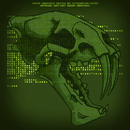 💀08 | CGA SKULL 03 | Saber-toothed Tiger