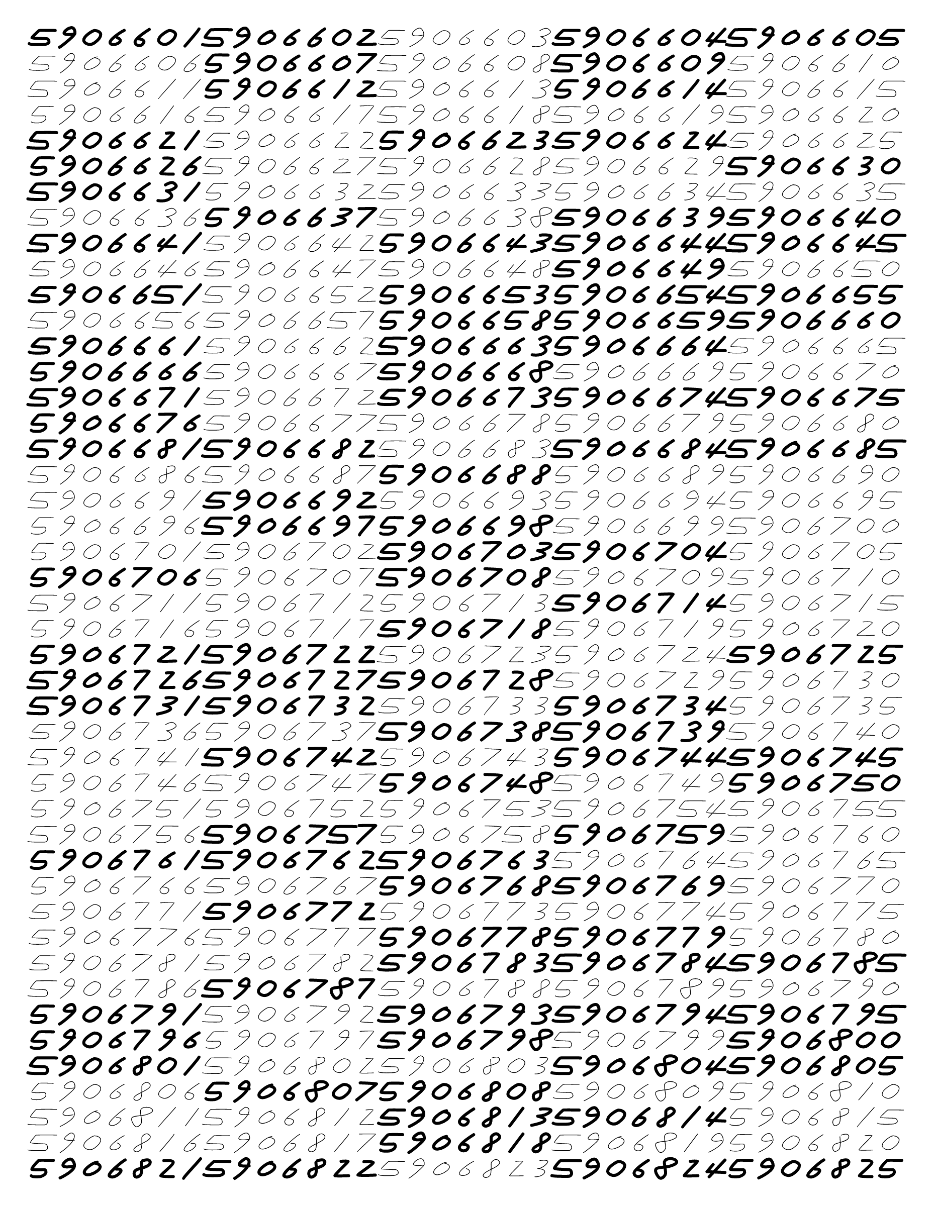 Endless (5,607,250 to Infinity) #1016