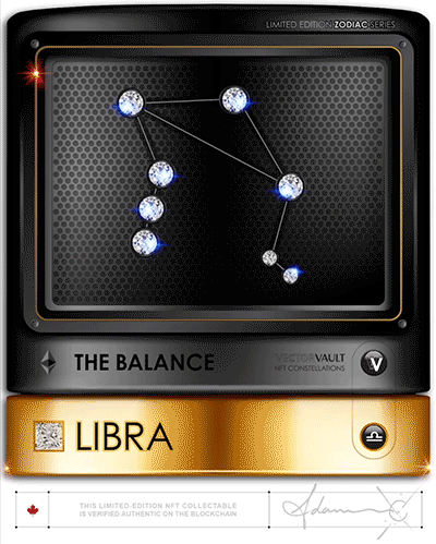 Libra - NFT Zodiac - Crypto Constellation - 1 of 10