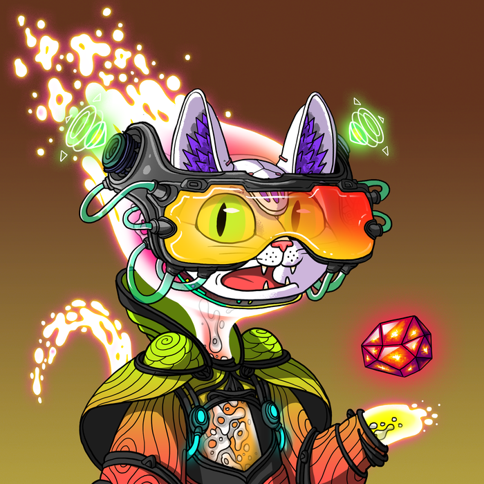 Alien Cat #10142