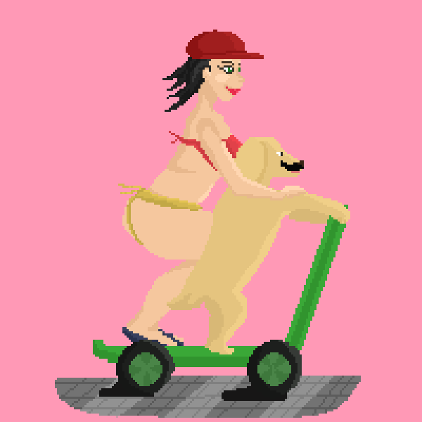 Bad Bitches On A Scooter
