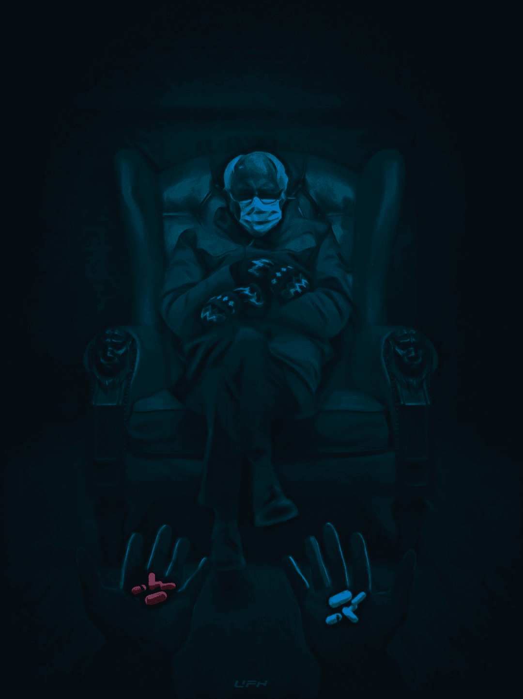 Bernie Sander In The Matrix 