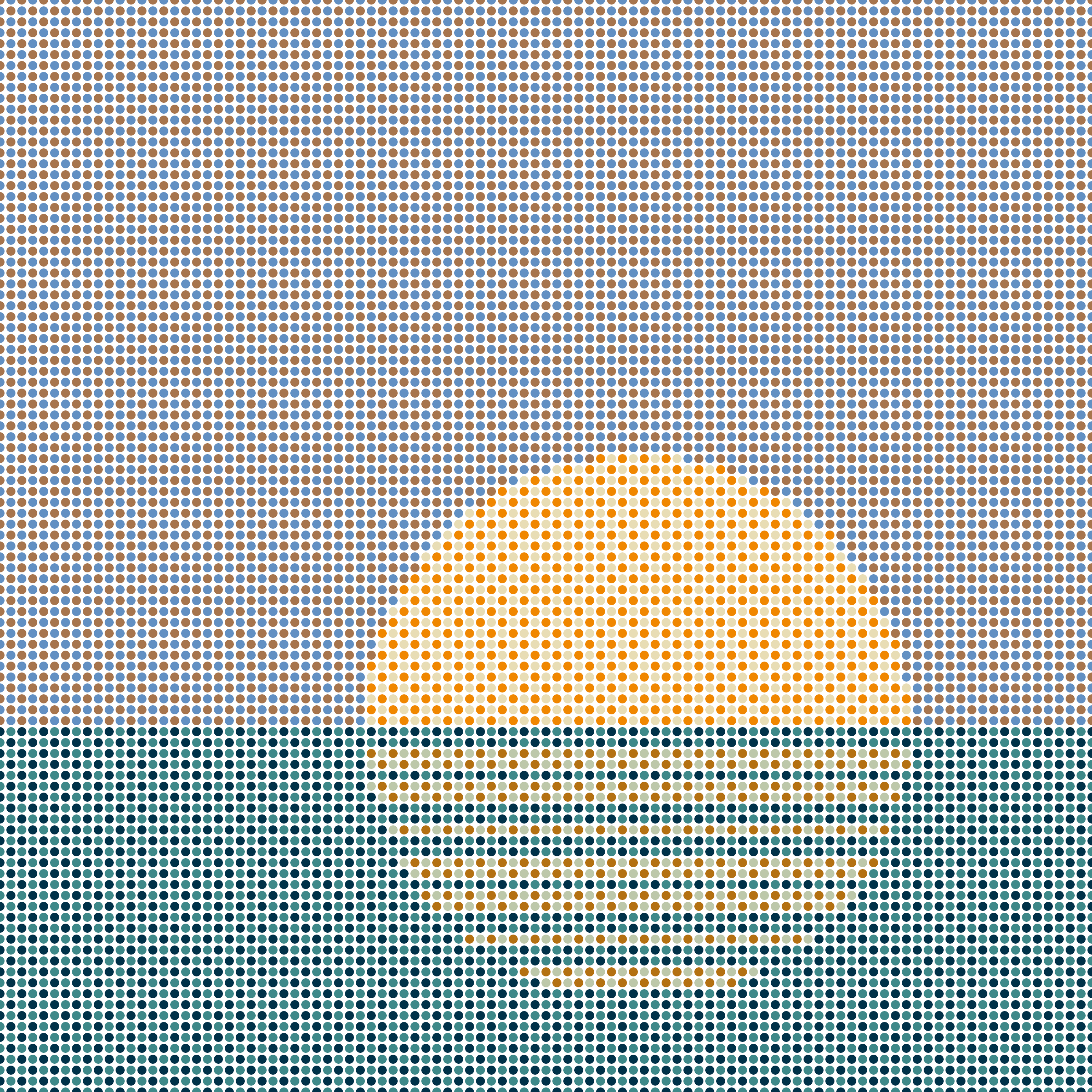 Stipple Sunsets #19