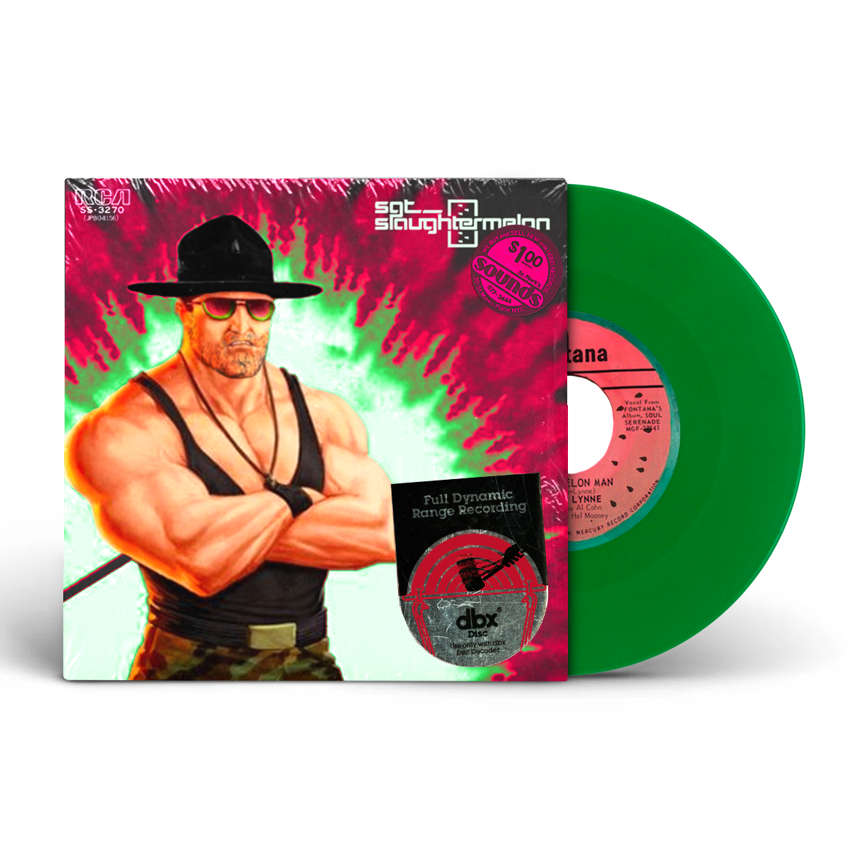 Sgt. Slaughtermelon Theme 2018 Bootleg Vinyl 7" #9/69