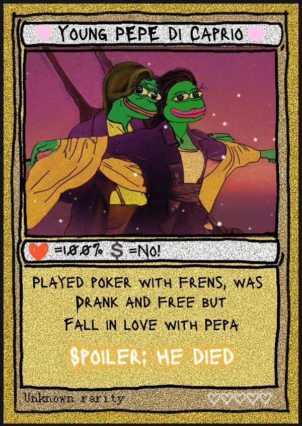 Young Pepe di Caprio in love 