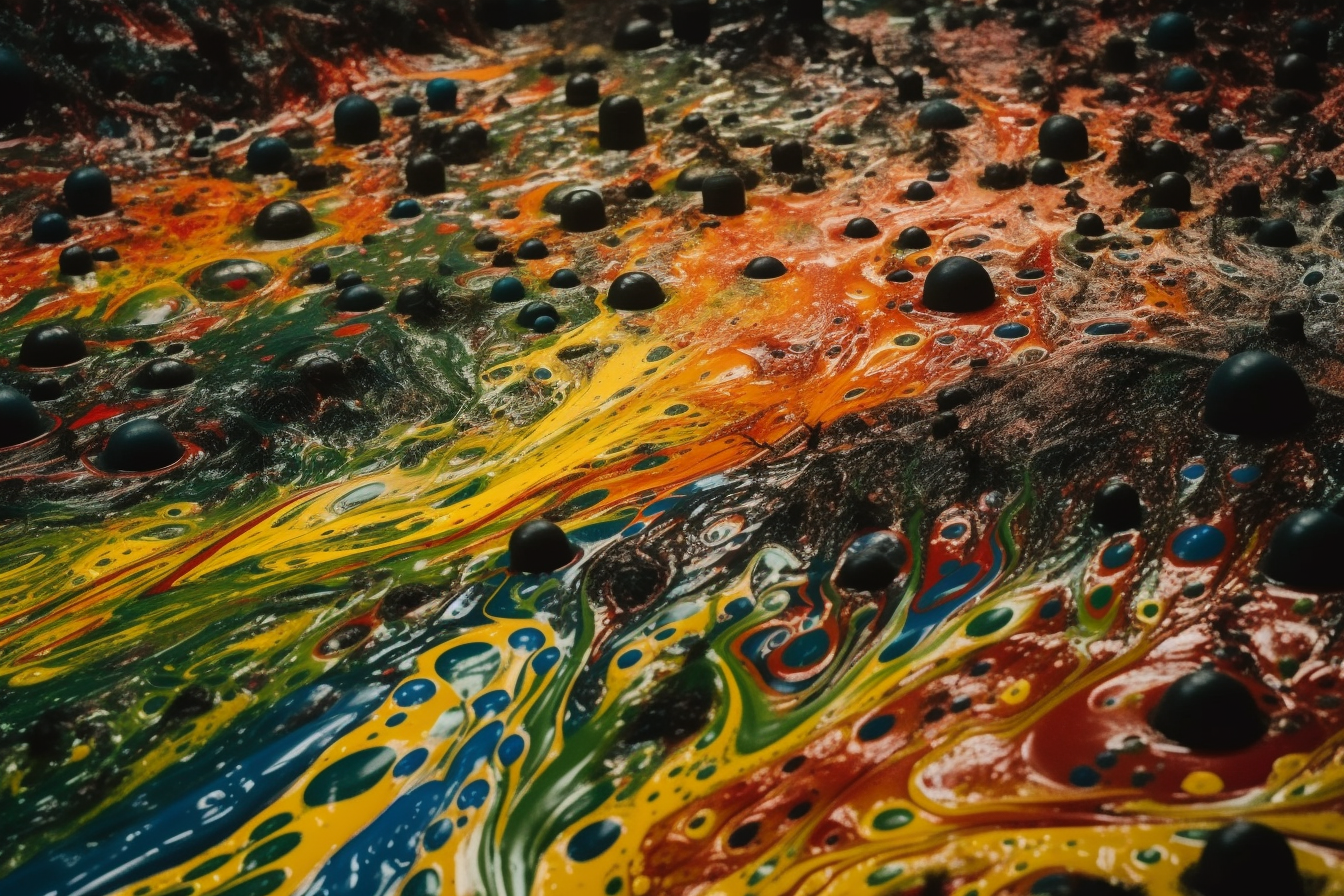 Polka Dot Landscape #85