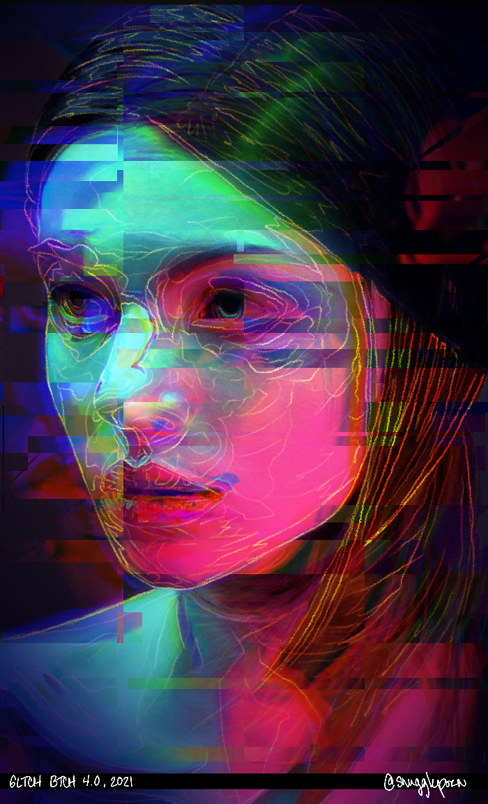 "GLTCH_BTCH_4.0" Katy Fischer Parsons Piece #1
