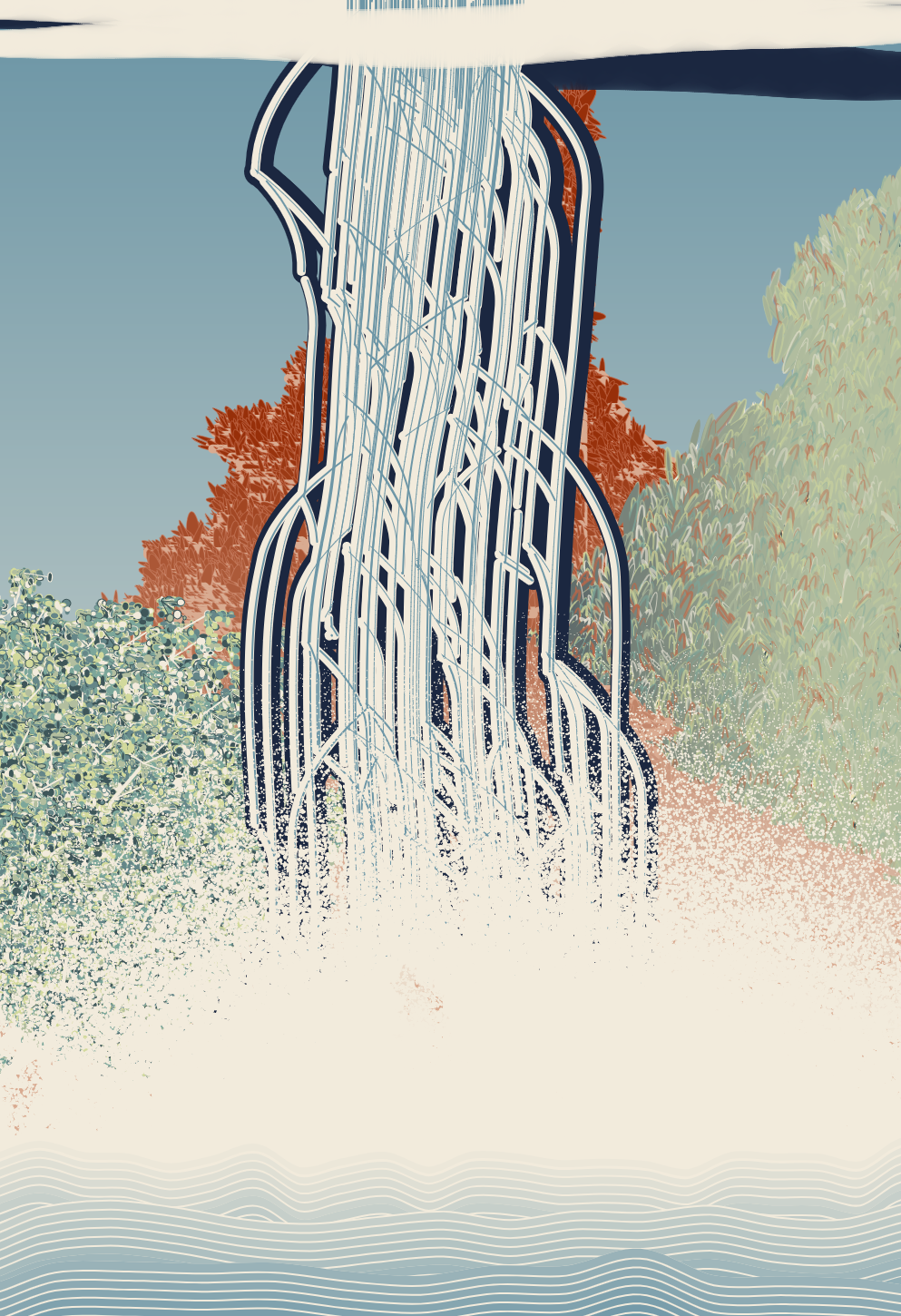 LACMA: ROTF Vol. 2 Monica Rizzolli A Tour of Hypothetical Waterfalls #14