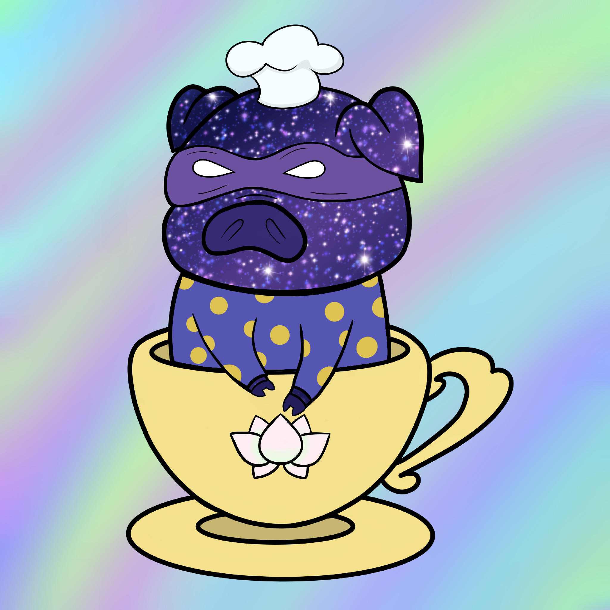 Lucky Teacup Piggy Club #1669