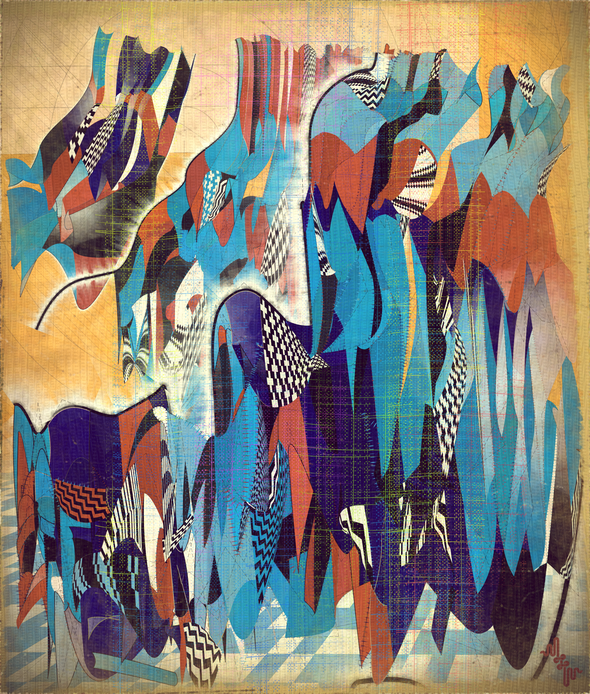 Amplitudes of Canvas #43