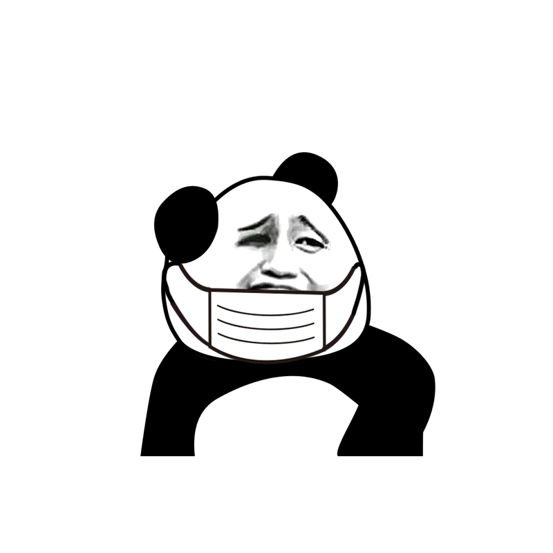Pandamansticker #841