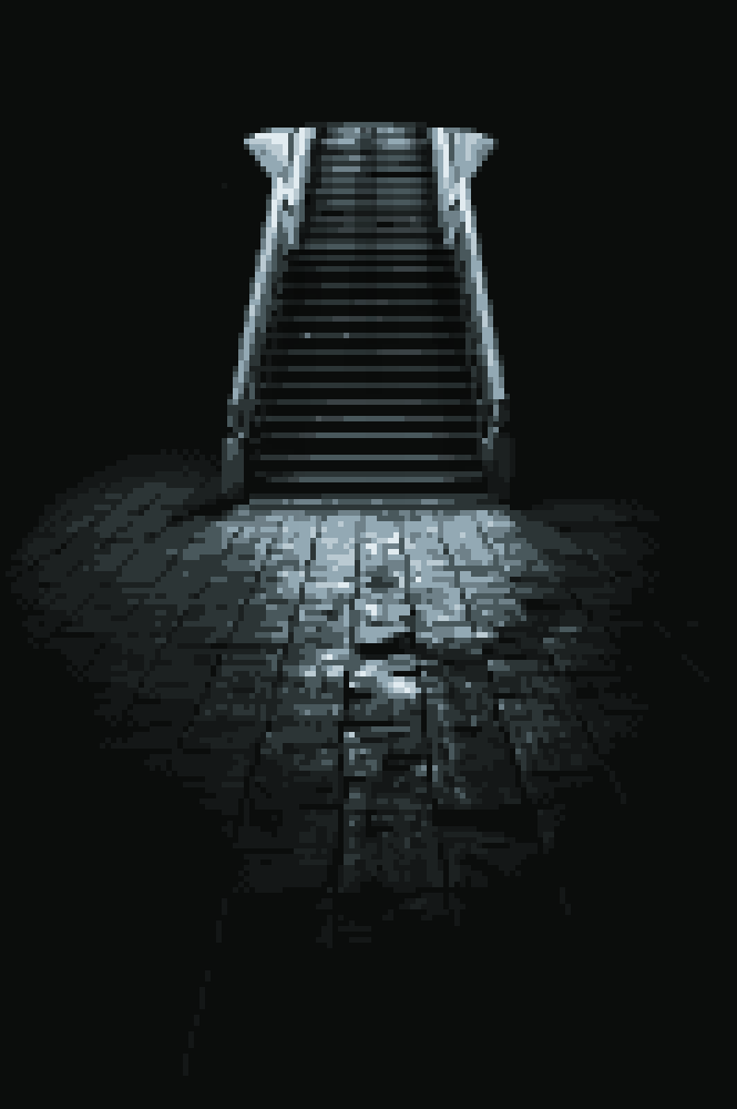 Stairs. Morning