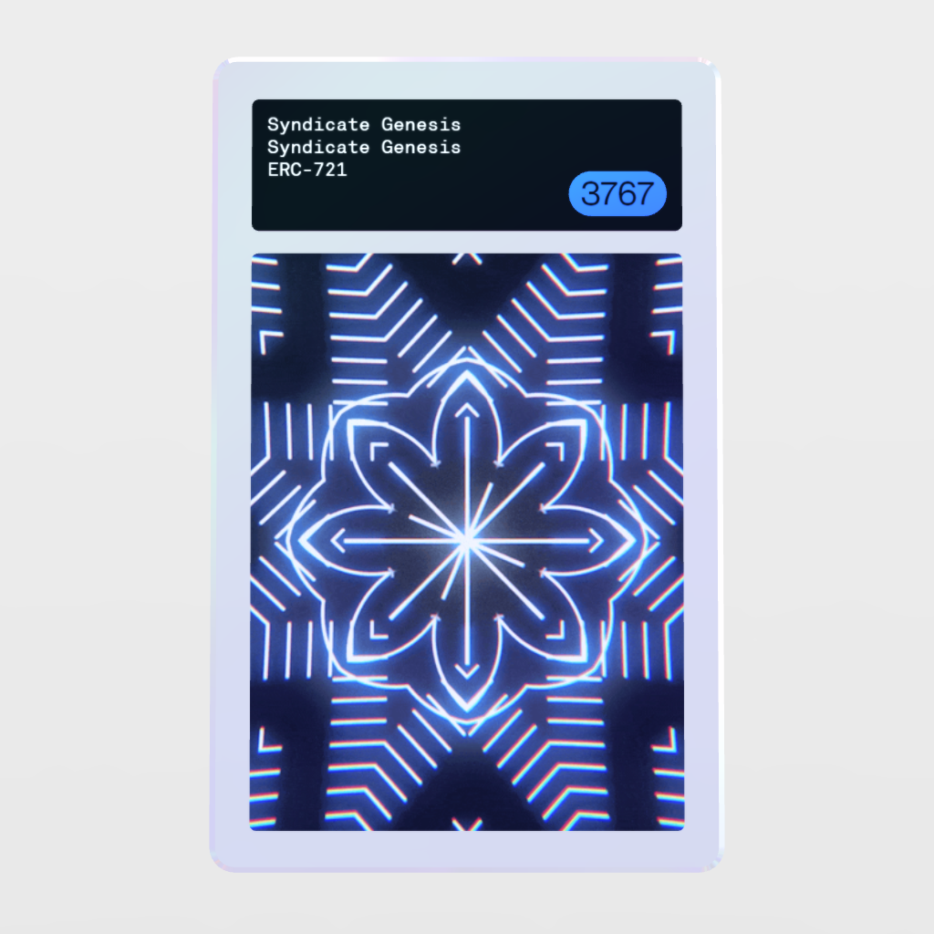 Minter Token - Syndicate Genesis #3767