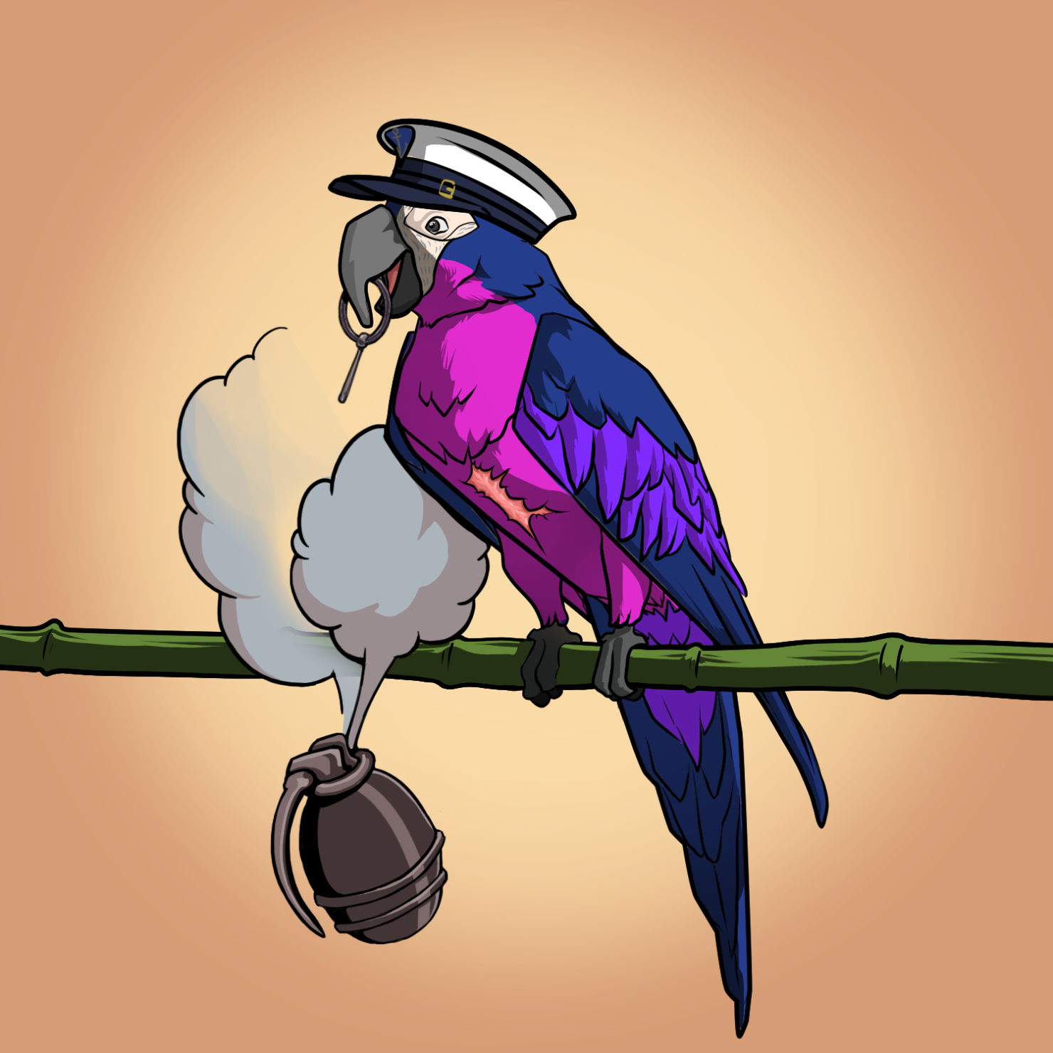 Proper Parrot Tree Club #7147