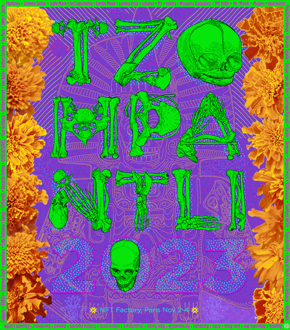 Tzompantli 2023 -Dia de Muertos- Commemorative Poster