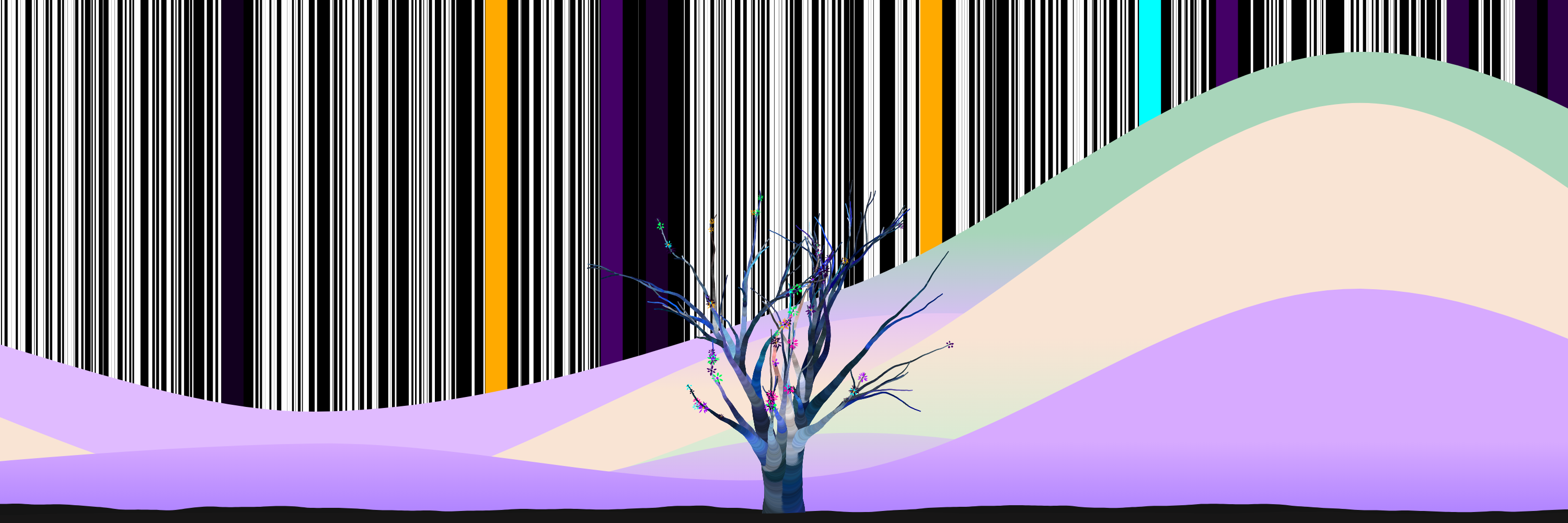 Coded Flowering Banner #034