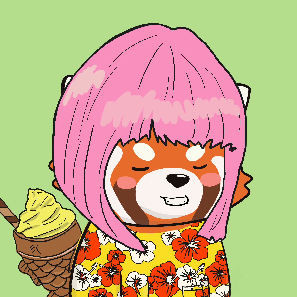 Okay Red Panda #7478