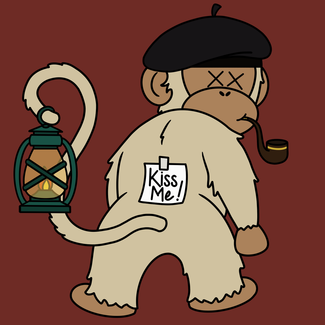 Kiss Me Monkey #5005