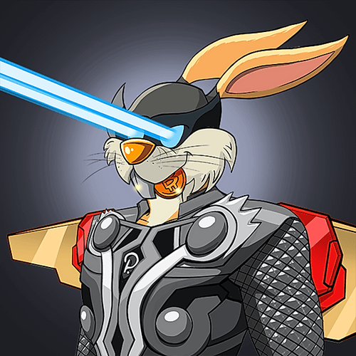 Dark Super Bunny #9235