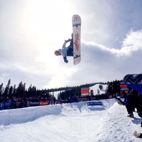 Andy Hetzel's backside shifty at Breckenridge in 1993