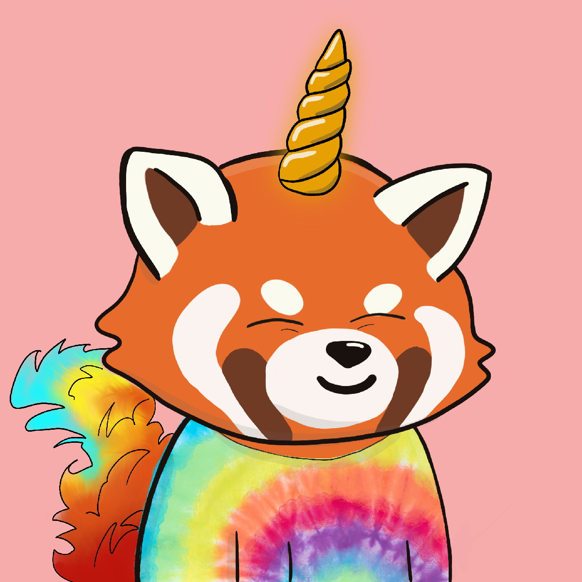 Okay Red Panda #6736