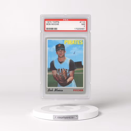 1970 Topps #110 Bob Moose (PSA 7 NM)