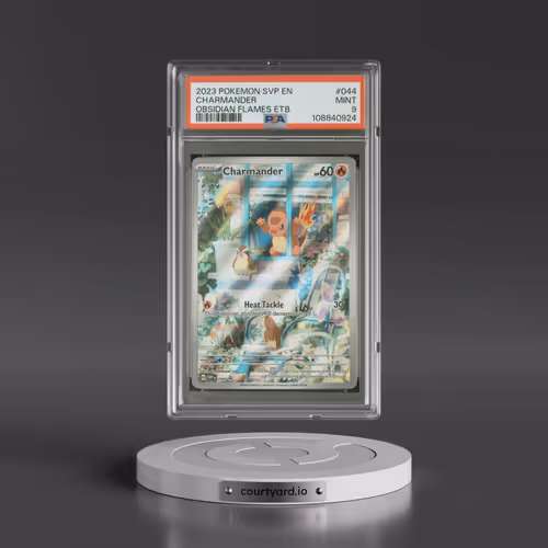 2023 Pokémon Svp EN-SV Black Star Promo #044 Charmander - Obsidian Flames Elite Trainer Box (PSA 9 M