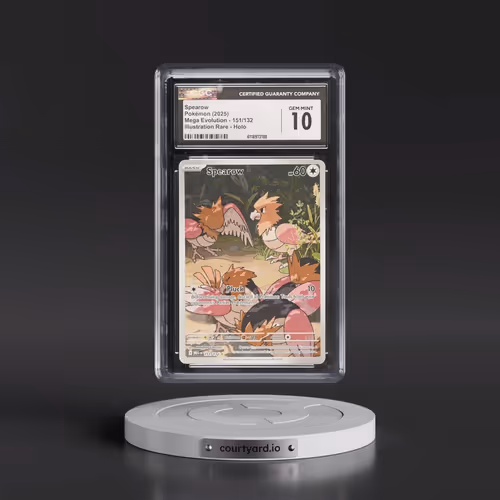2025 Mega Evolution - MEG EN #151/132 Spearow - Illustration Rare Holo (CGC 10 GEM MINT)