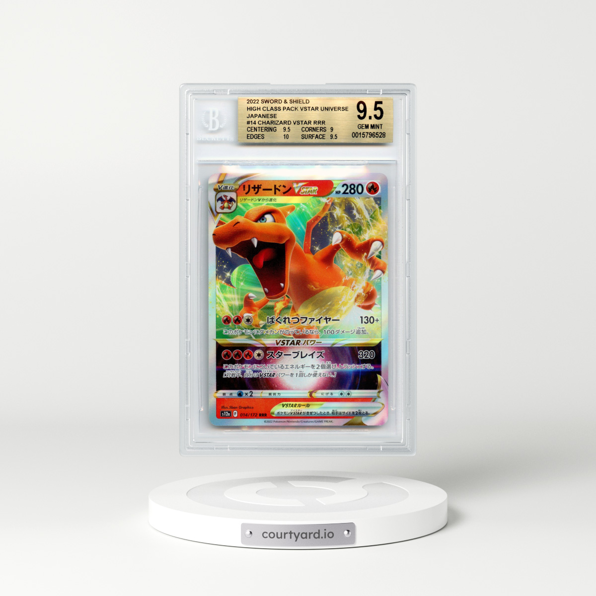 2022 Japanese VSTAR Universe #14 Charizard VSTAR - Full Art Holo (BGS 9.5 GEM MINT)