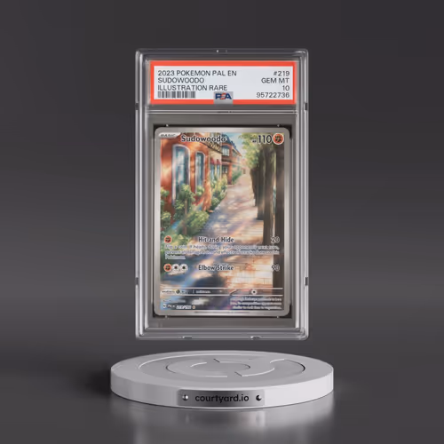 2023 Pokémon Pal EN-Paldea Evolved #219 Sudowoodo - Illustration Rare (PSA 10 GEM MINT)