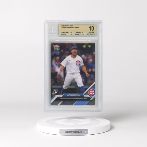 2024 Topps Now #27 Shota Imanaga (BGS 10 PRISTINE)