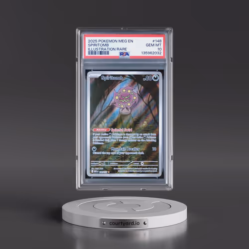 2025 Pokémon Meg EN-Mega Evolution #148 Spiritomb - Illustration Rare (PSA 10 GEM MINT)