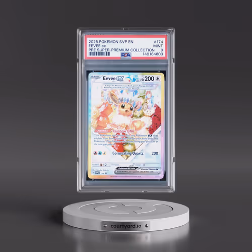 2025 Pokémon Svp EN-SV Black Star Promo #174 Eevee EX - Holo Prismatic Evolutions Super-Premium Coll