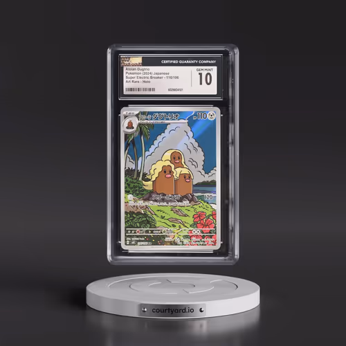 2024 Super Electric Breaker - sv8 #116/106 Alolan Dugtrio - Art Rare Holo (CGC 10 GEM MINT)