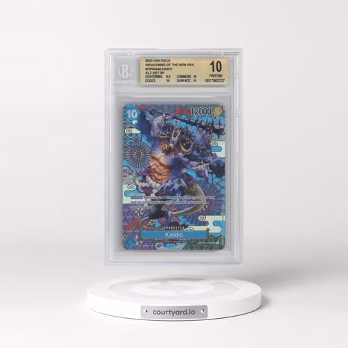 2023 One Piece OP05-Awakening of the New Era #044 Kaido - Special Alternate Art (BGS 10 PRISTINE)